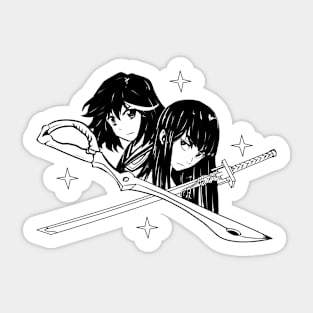 Kill la Kill black Sticker